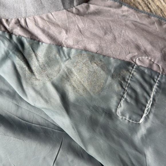 Members Only Jacket Gray Mobil Jacket Vintage Zip Up Size 44 - Picture 7 of 14